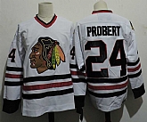 Chicago Blackhawks #24 Bob Probert White 1996 CCM Throwback Stitched Jersey,baseball caps,new era cap wholesale,wholesale hats